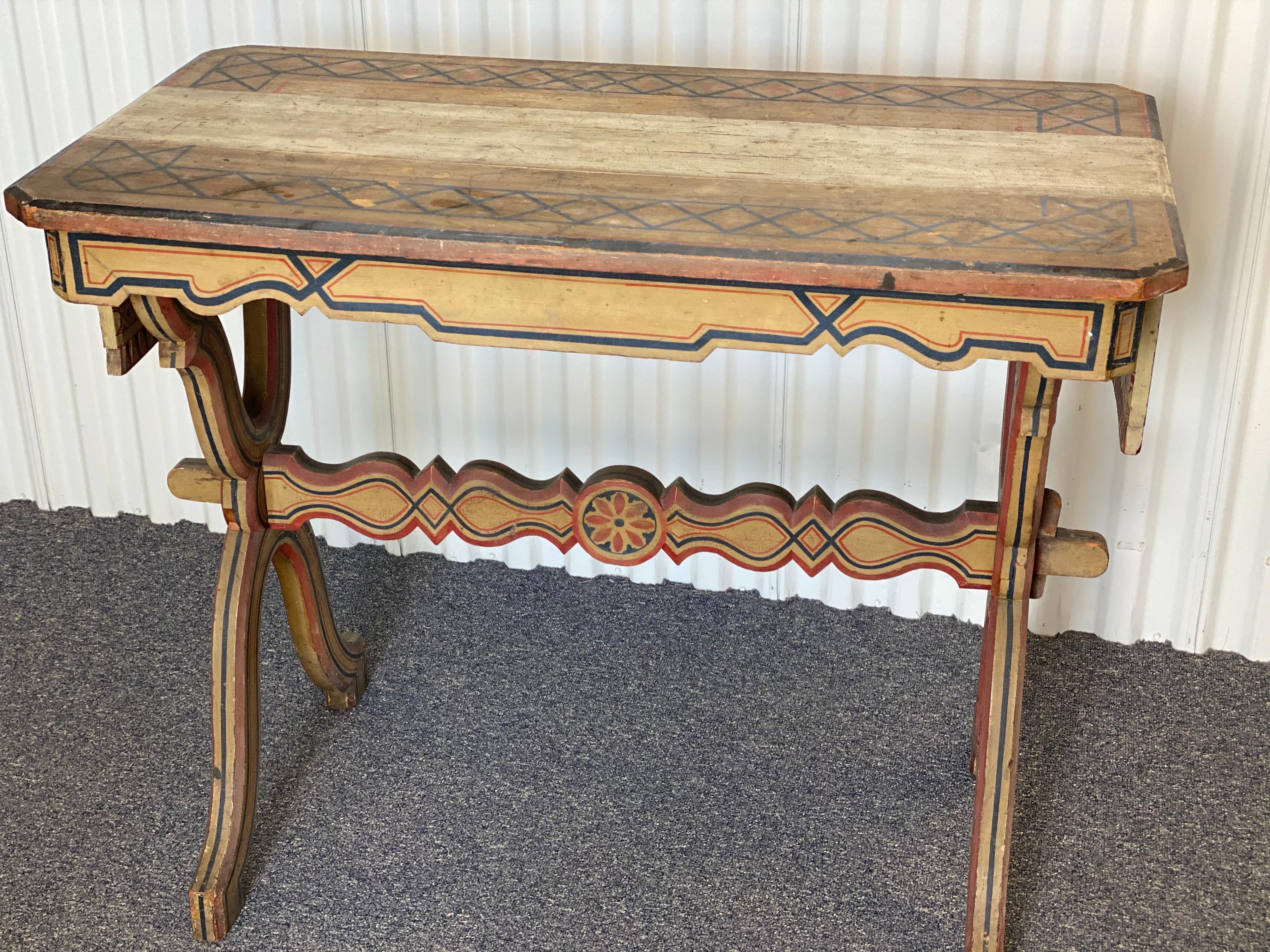 Late 19th Century Swedish Painted Console Table 9