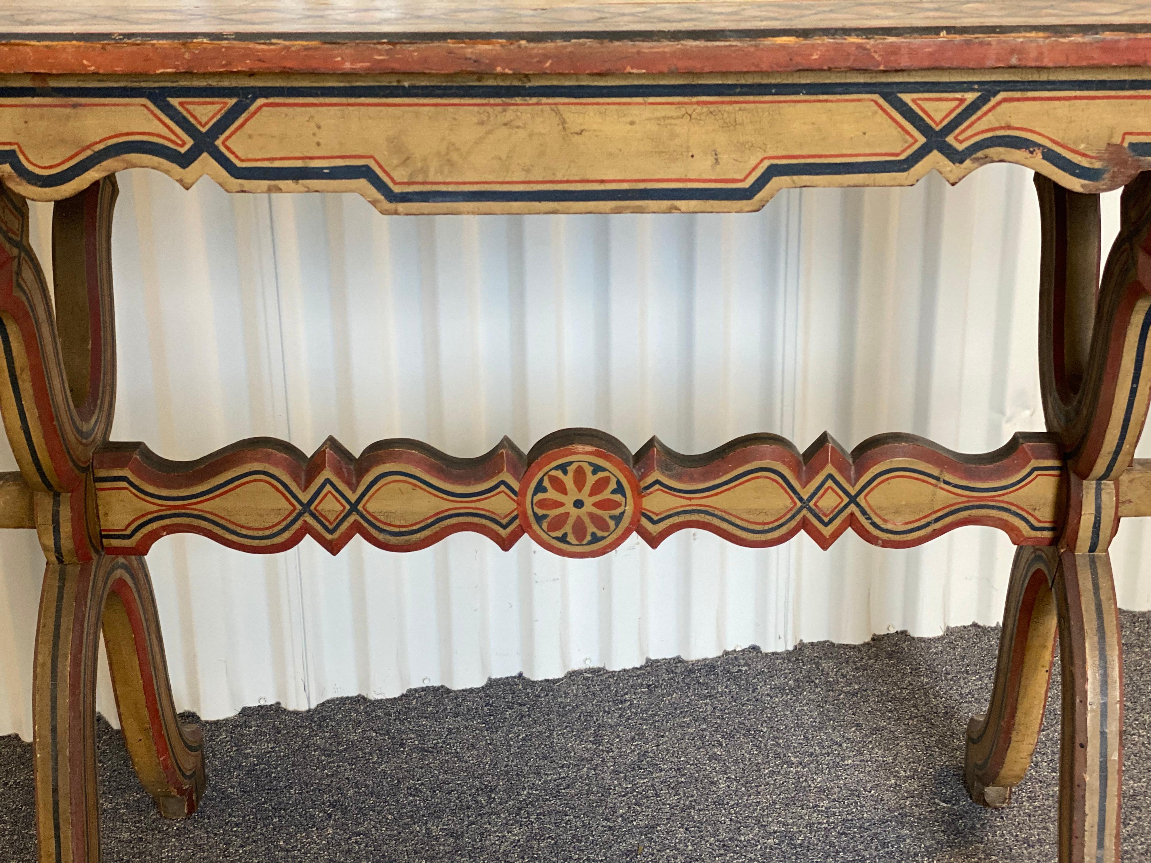 Late 19th Century Swedish Painted Console Table 2