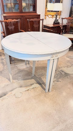 Late 19th Century Swedish Painted Extension Dining Table