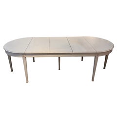 Late 19th Century Swedish Painted Extension Dining Table