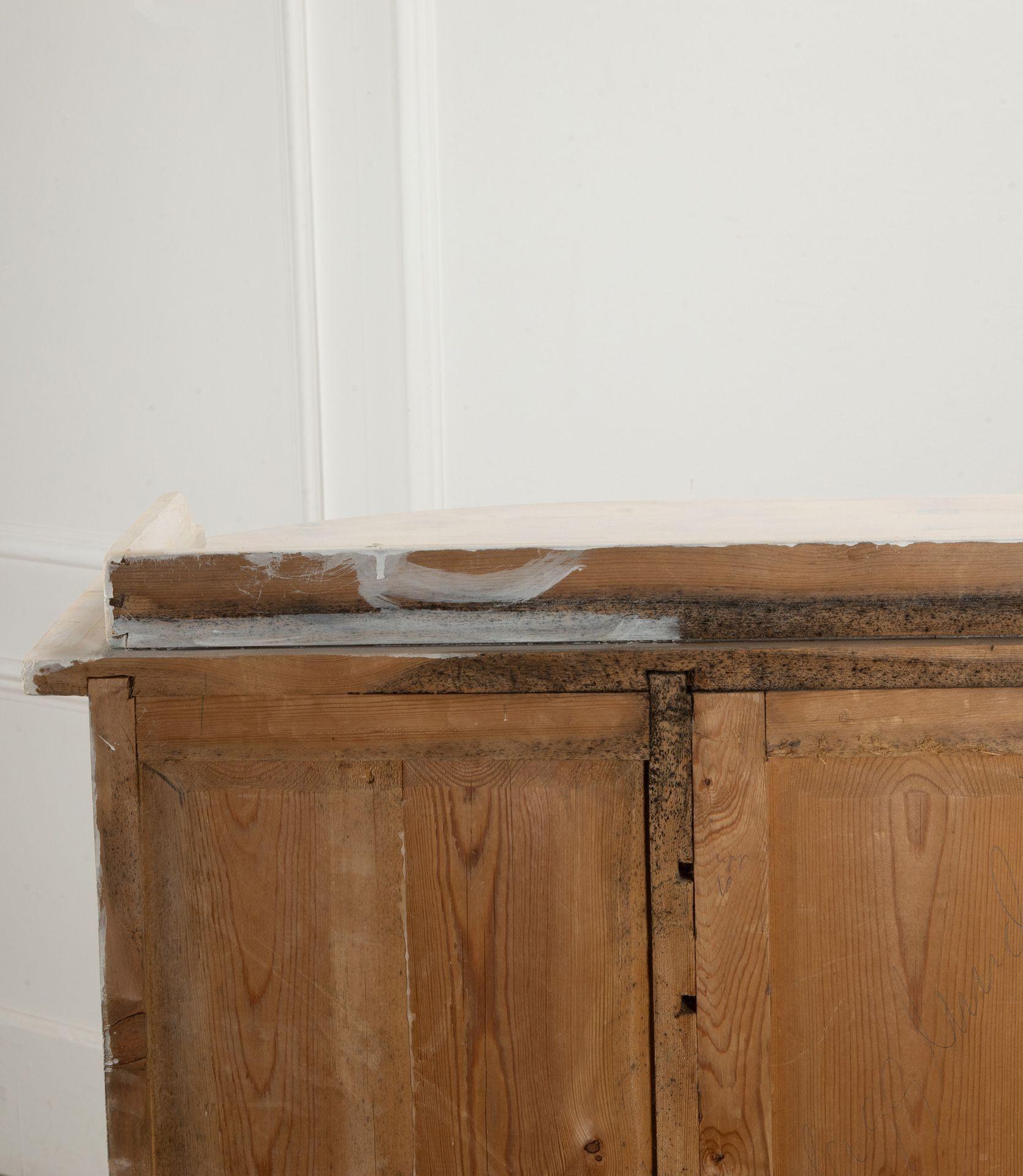 Late 19th Century Swedish Pine Secretaire with Fall-Front Desk Top For Sale 10