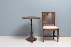 Late 19th Century Swedish Round Solid Cast Iron Table