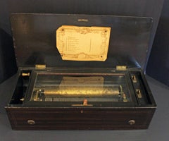 Scatola musicale svizzera della fine del XIX secolo di Paillard, Vaucher & Fils