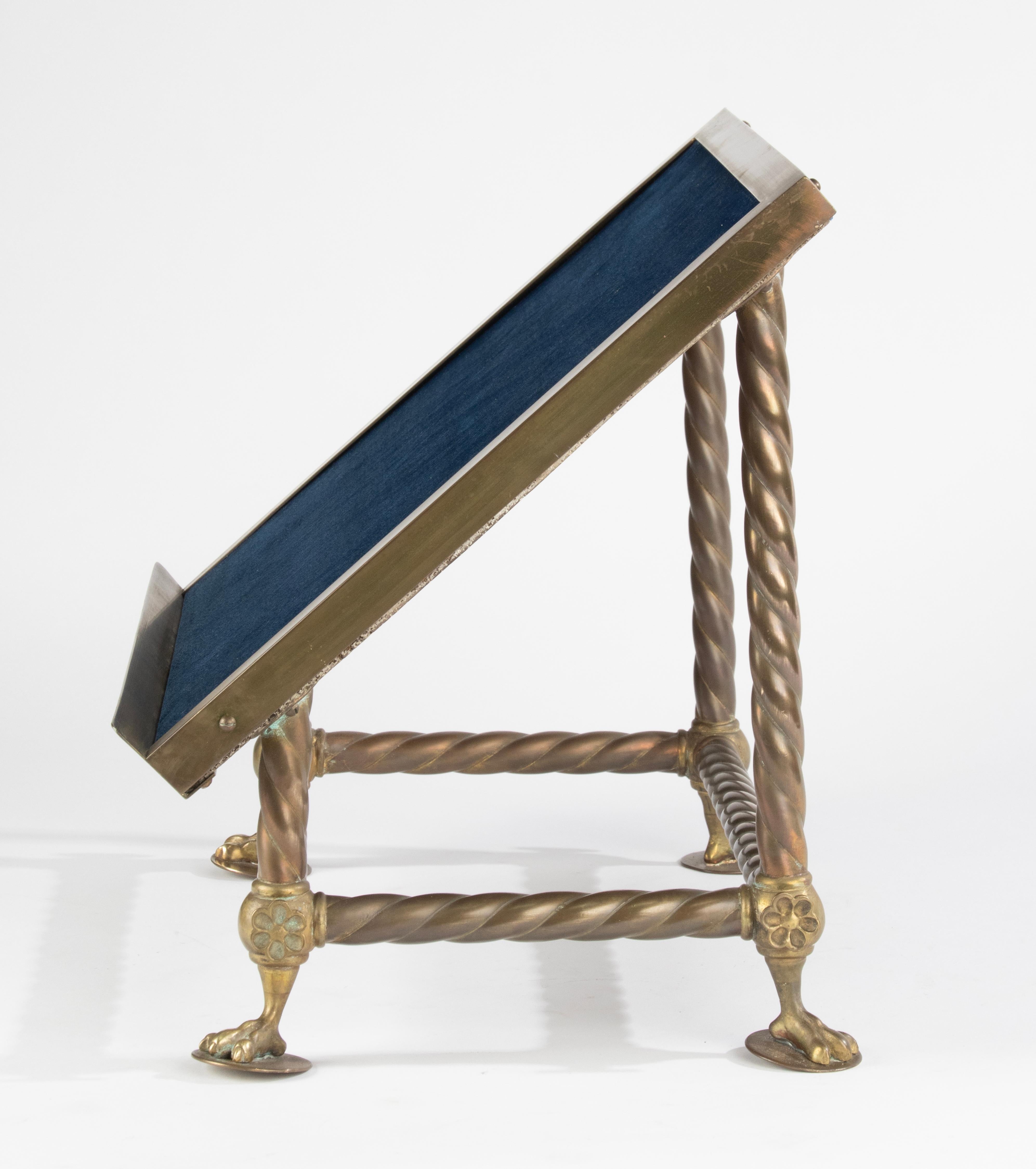 Ende des 19. Jahrhunderts Tisch Rednerpult Buch Stand - Gotik - Kupfer Bronze im Angebot 5