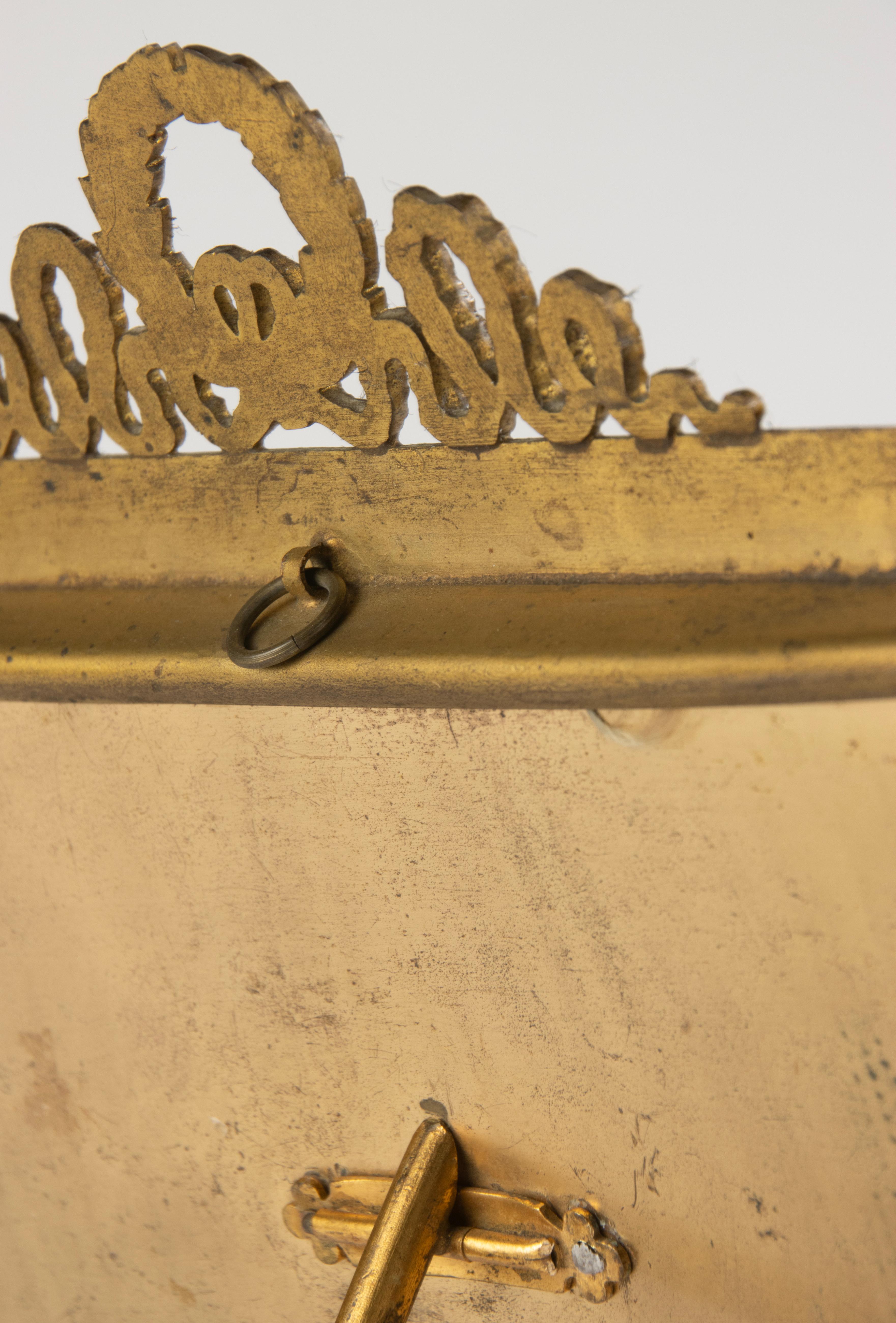 Late 19th Century Table Mirror / Picture Frame - Empire Style - Gilt Bronze For Sale 6
