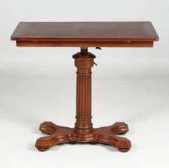 Late 19th Century "Table Soleil", Highadjustable Architects Table, Paris c. 1890