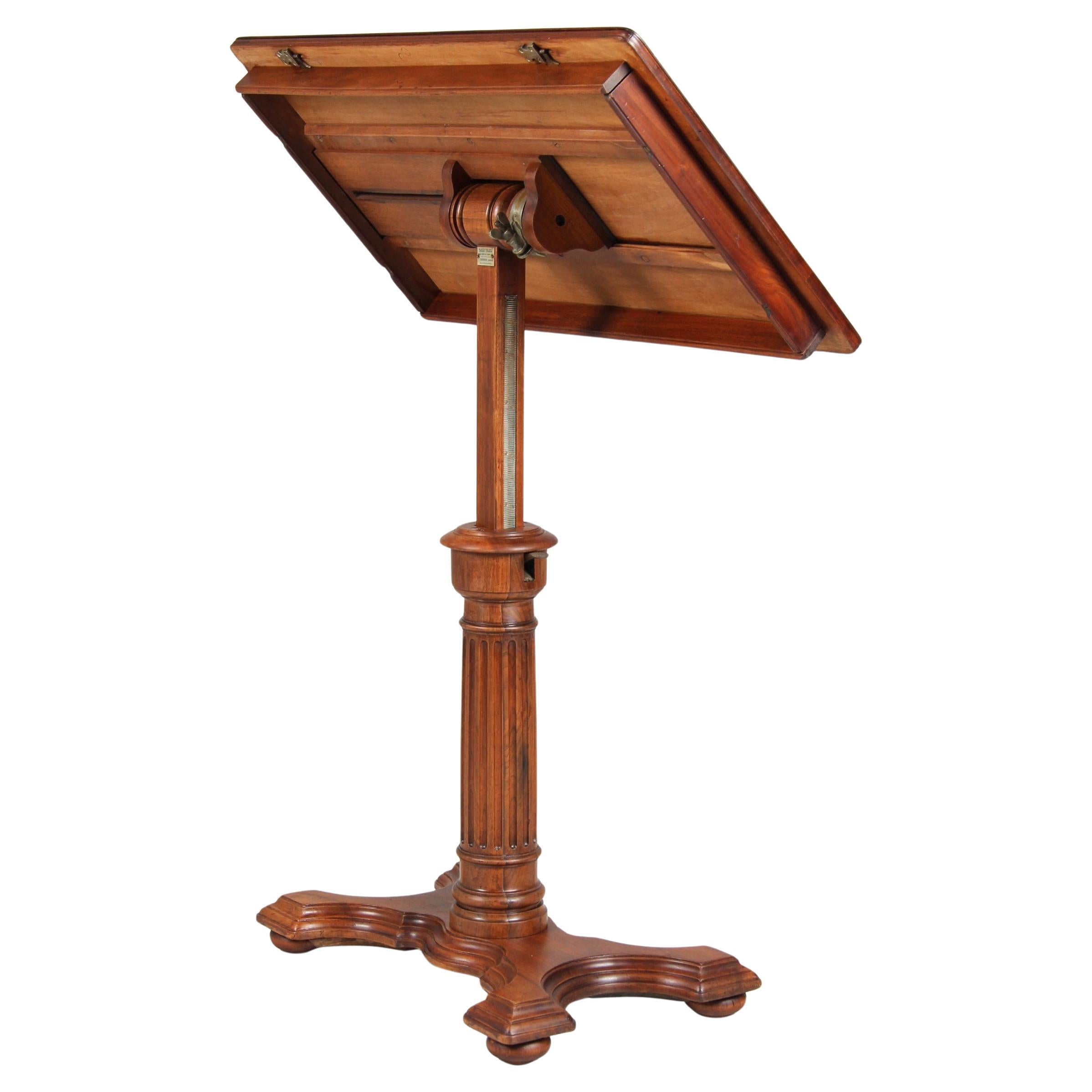 Late 19th Century "Table Soleil", Highadjustable Architects Table, Paris c. 1890 For Sale
