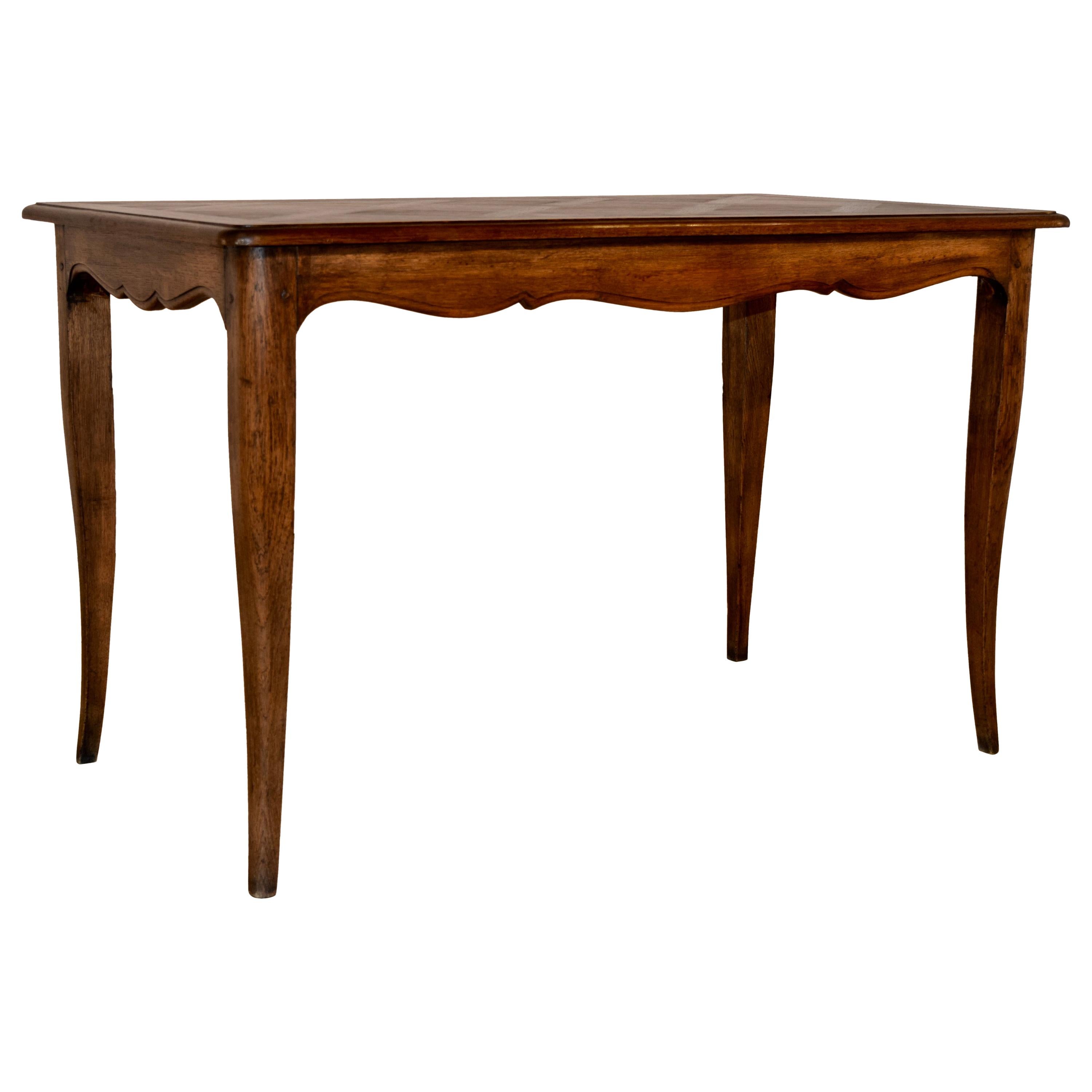 Late 19th Century Table with Parquetry Top
