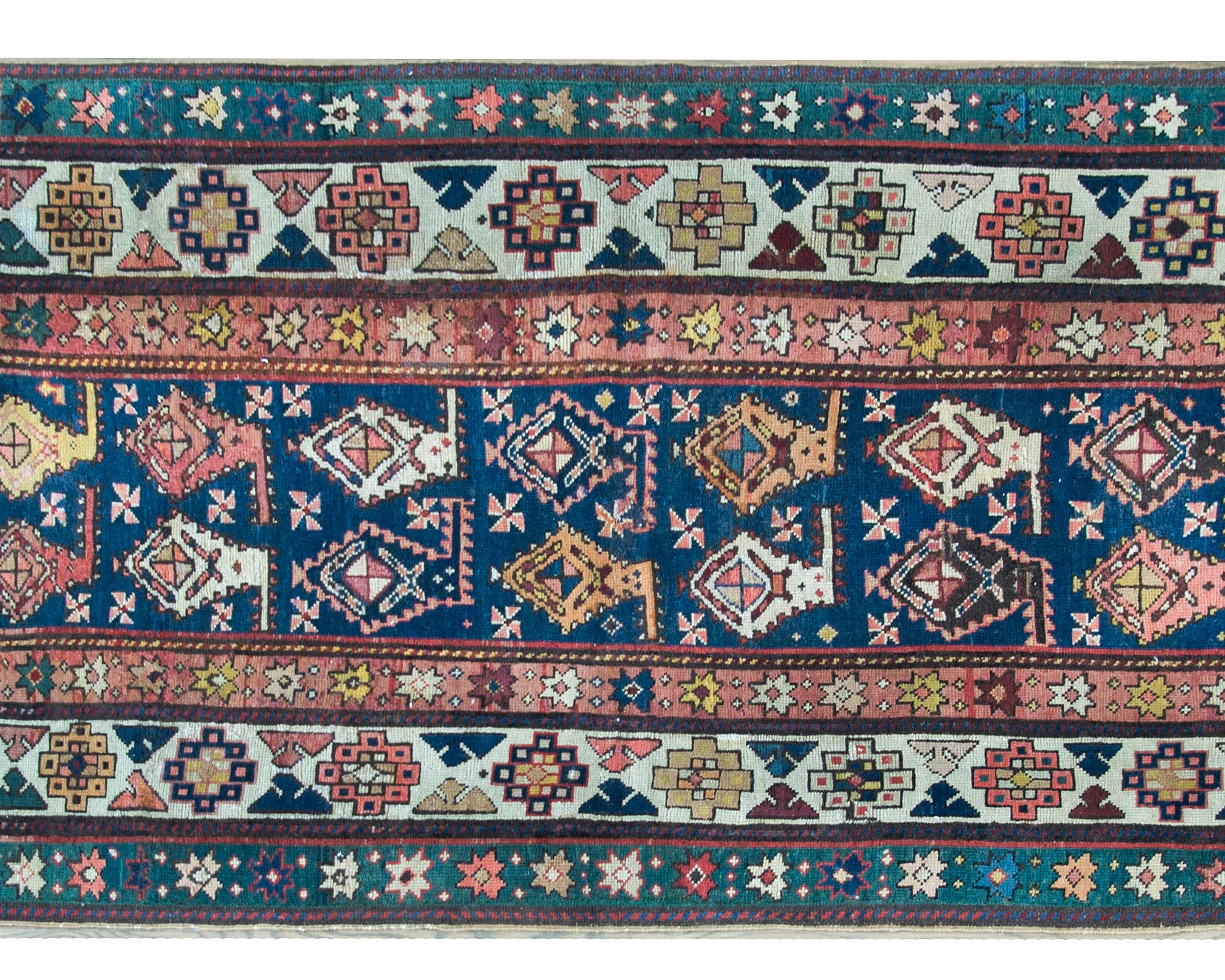 Tribal Late 19th Century Talesh Runner For Sale