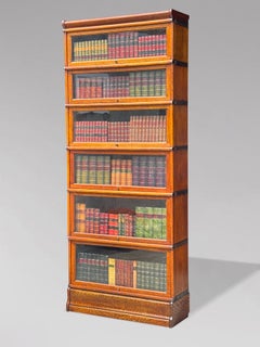 Late 19th Century Tall Oak Globe Wernicke Bookcase