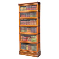 Late 19th Century Tall Oak Globe Wernicke Bookcase