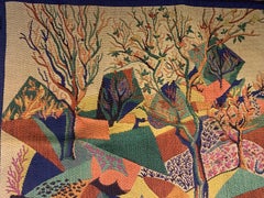 Late-19th Century Tapestry “La Druidesse ” Signed