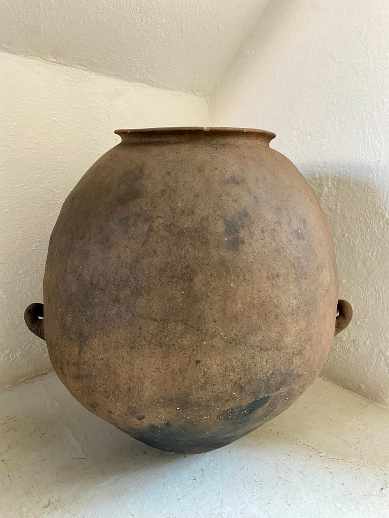 Mexican Late 19th Century Terracotta Jar from Mexico