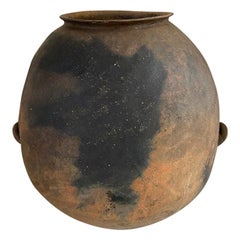 Antique Late 19th Century Terracotta Jar from Mexico