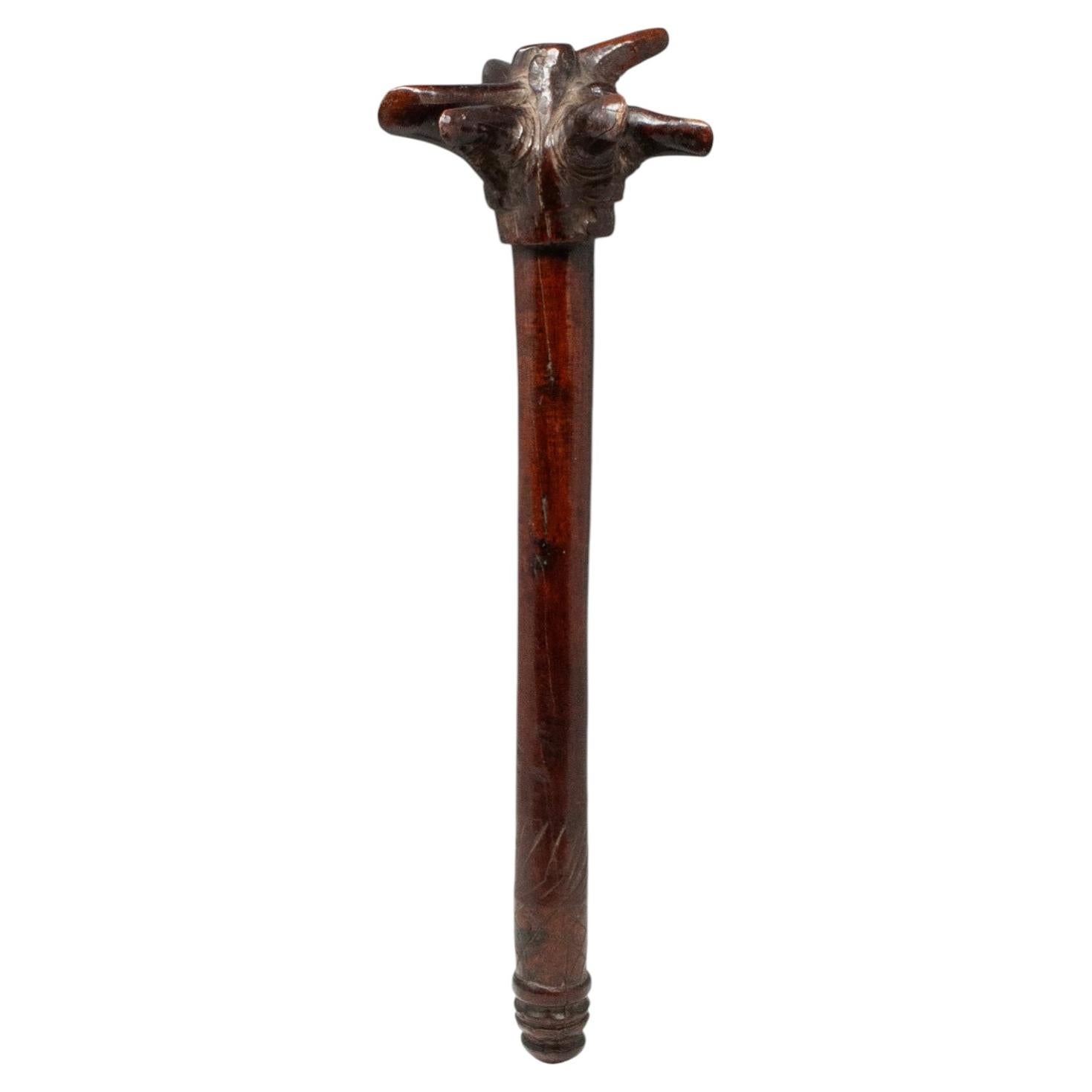 Late 19th Century Throwing Club, Sumba Island, Indonesia