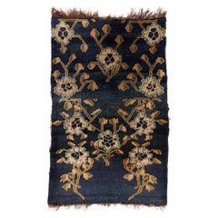 Late 19th Century Tibetan Khaden lotus rug