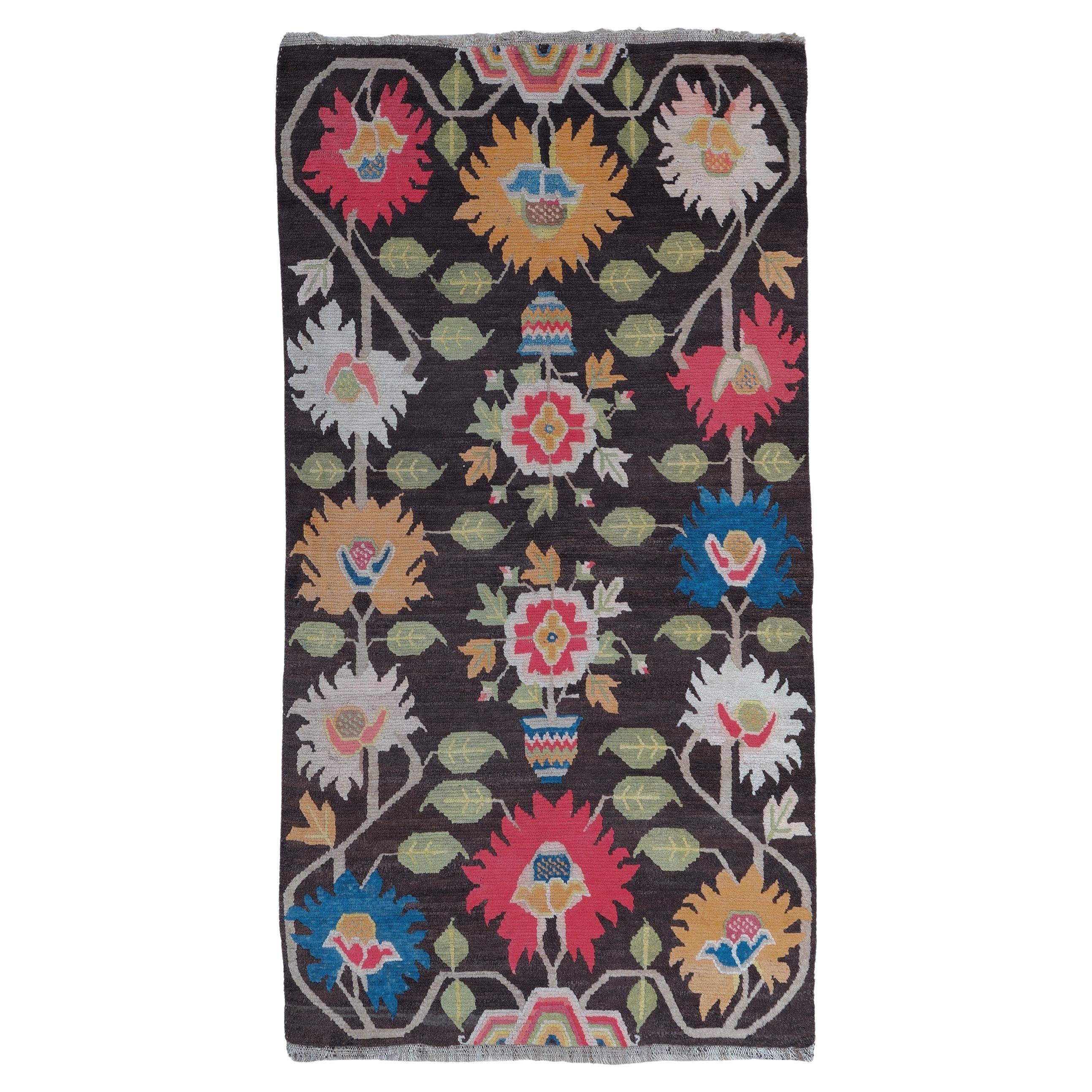 Tapis tibétain de la fin du 19e siècle