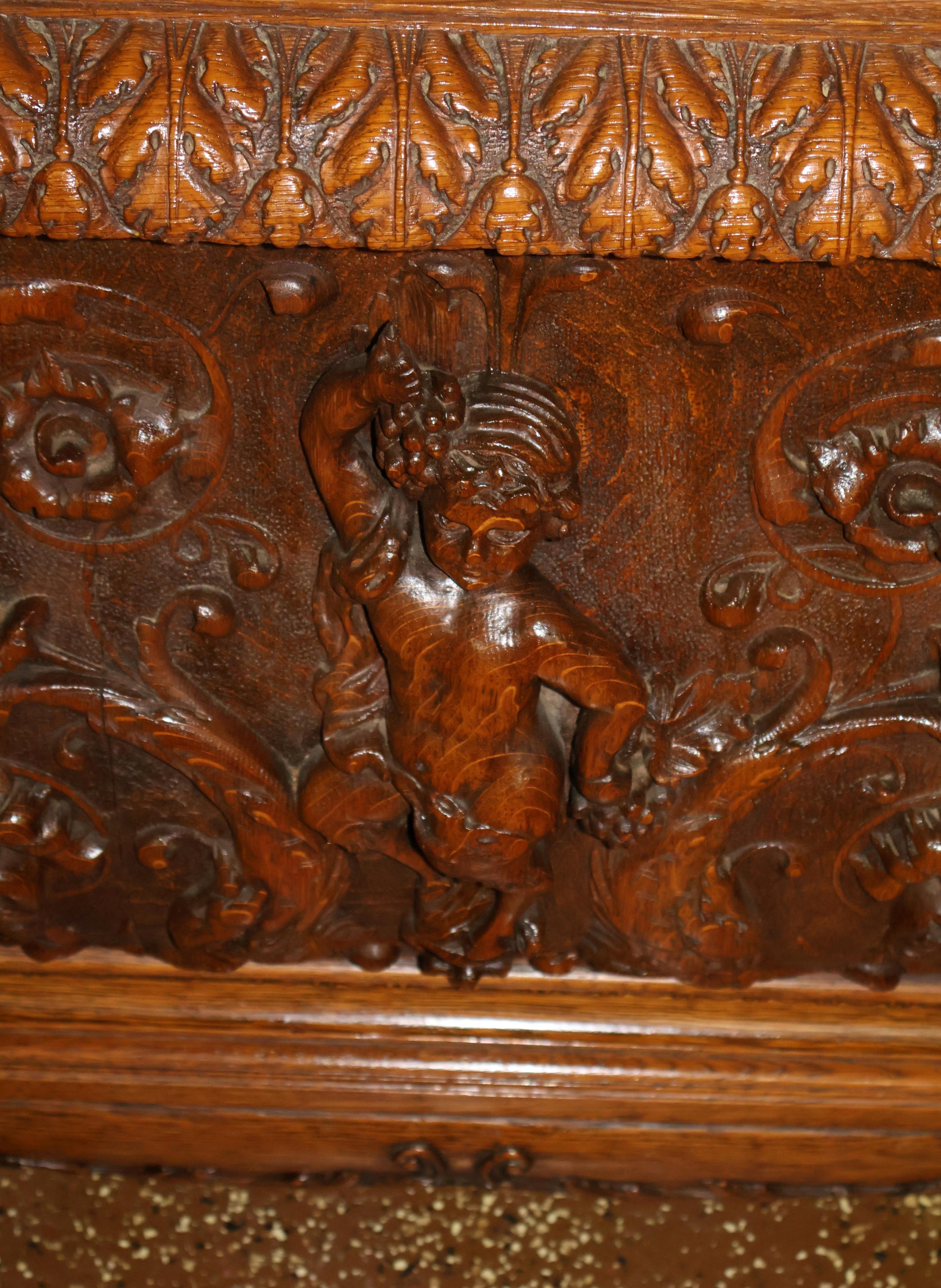 Orologio a pendolo a cassa alta di Oak Oak Horner della fine del XIX secolo con movimento Elliot in vendita 6