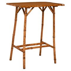 Late 19th Century Tortoise Bamboo Side Table