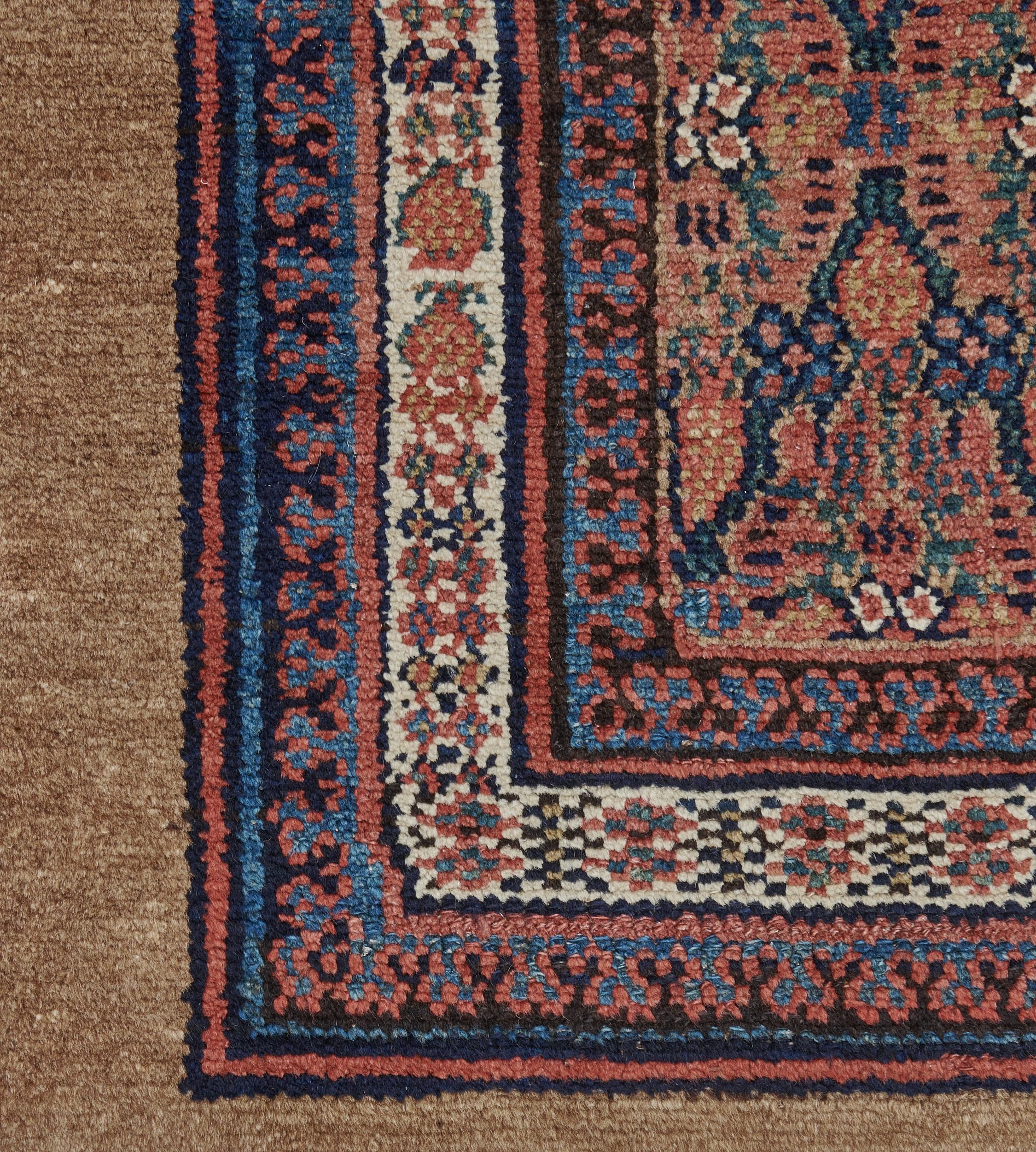 Persian Late 19th Century, Traditional Handwoven Serab Runner For Sale