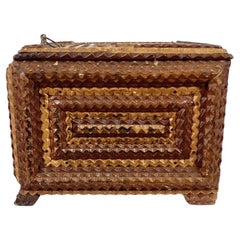 Late 19th Century Tramp Art Box