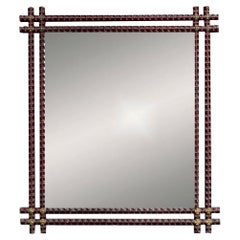 Late 19th Century Tramp Art Mirror