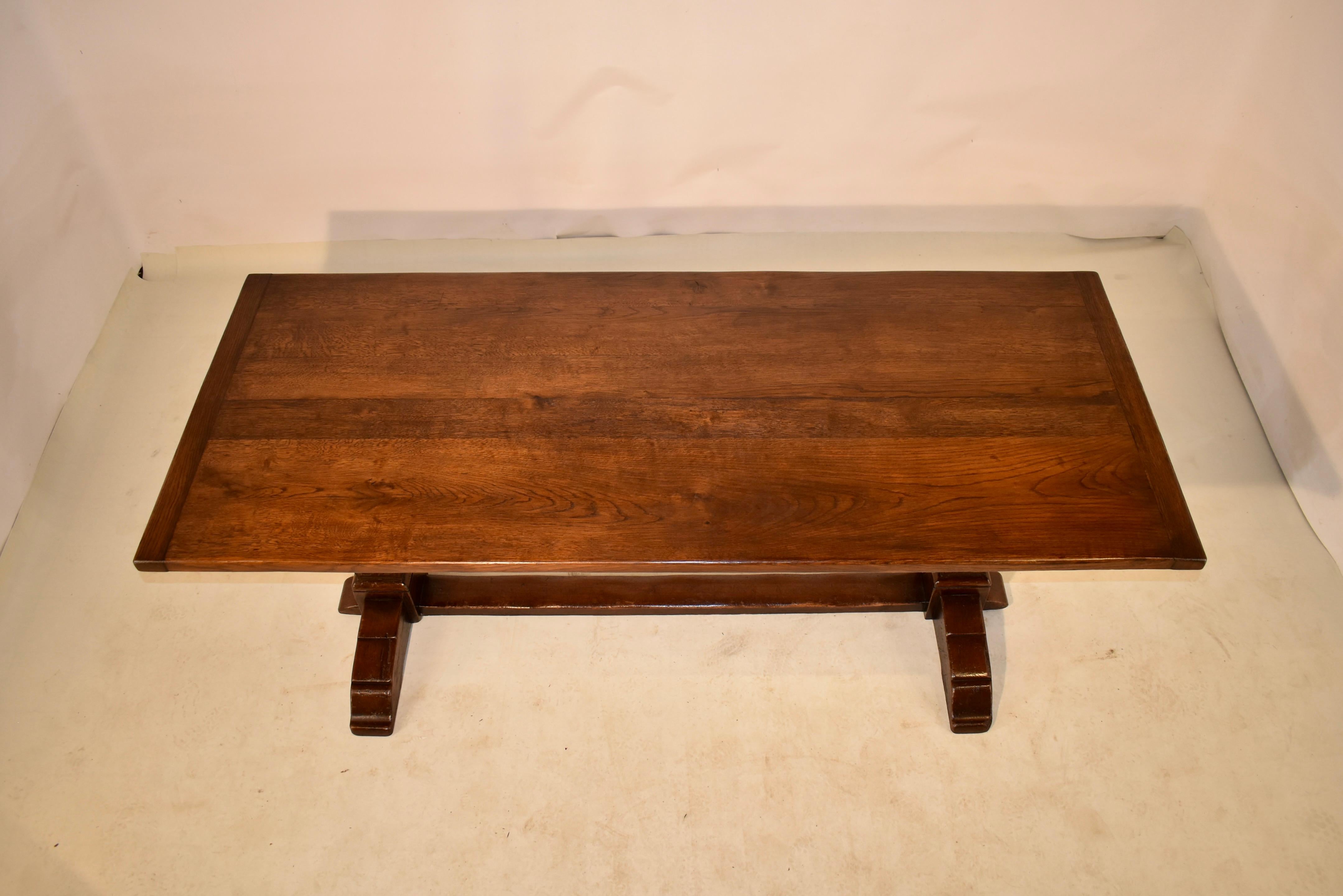 Late 19th Century Trestle Table 4