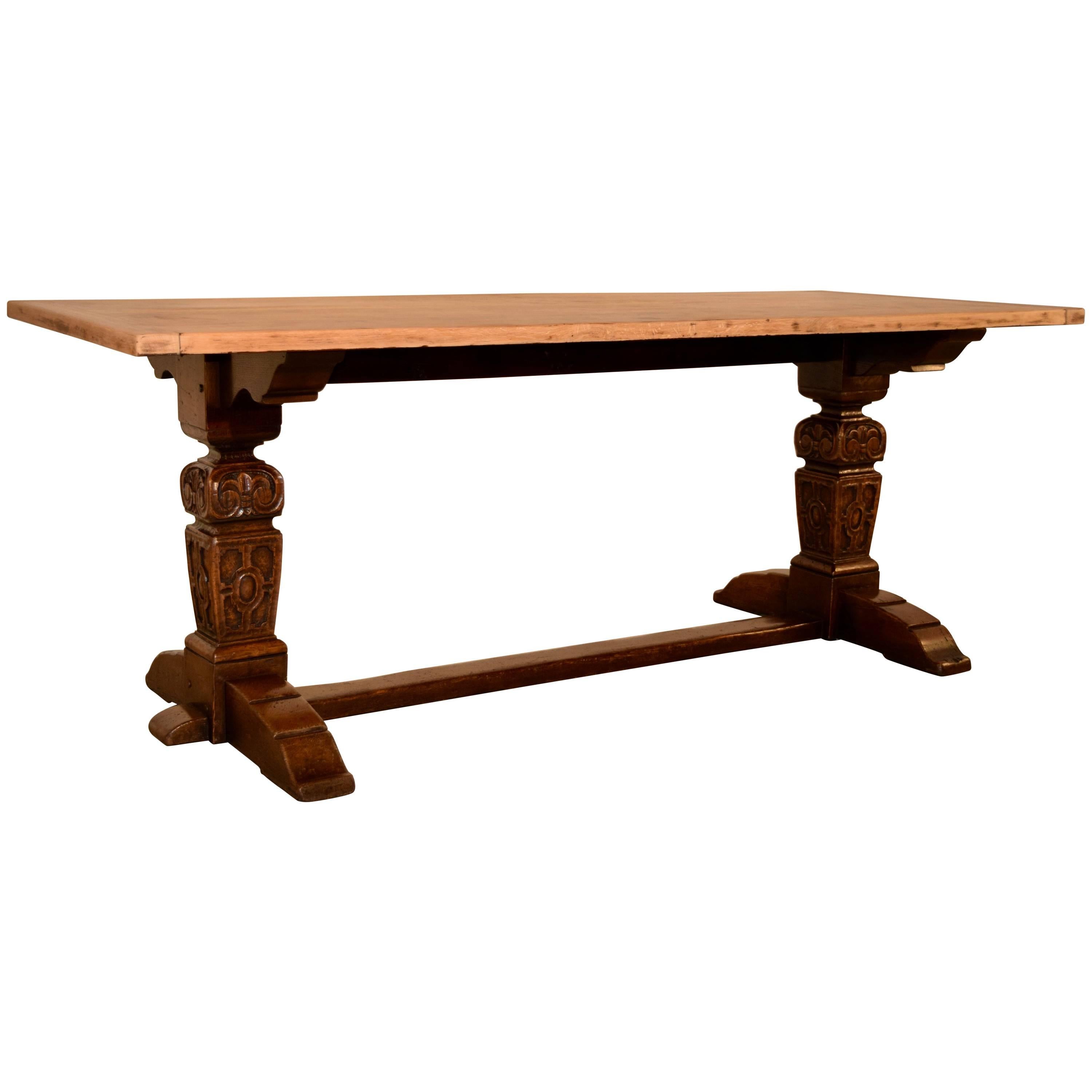 Late 19th Century Trestle Table