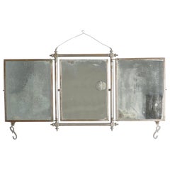 Late 19th Century Tri-Fold Vanity Mirror