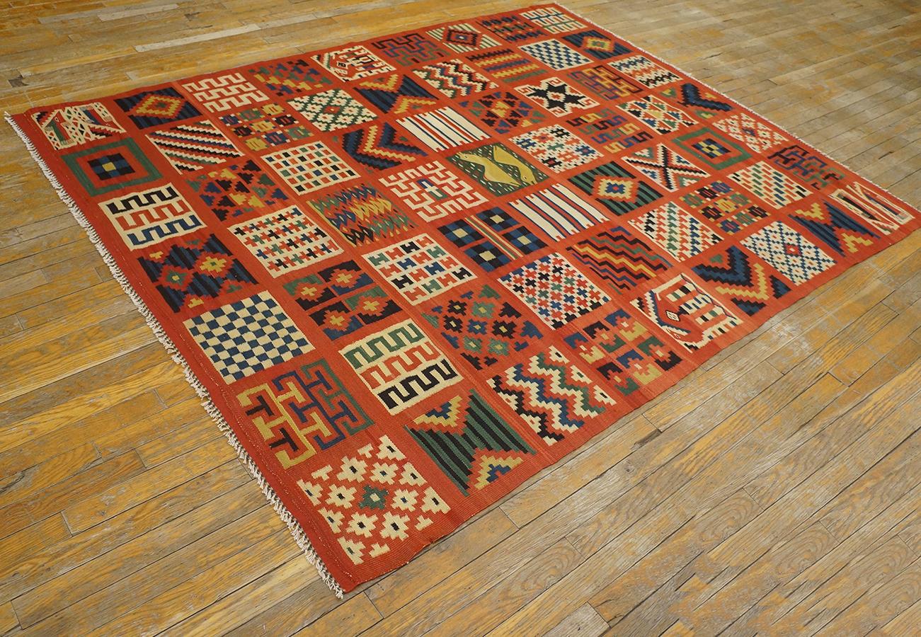 Wool Late 19th Century Tunisian Gafsa Carpet ( 5'9