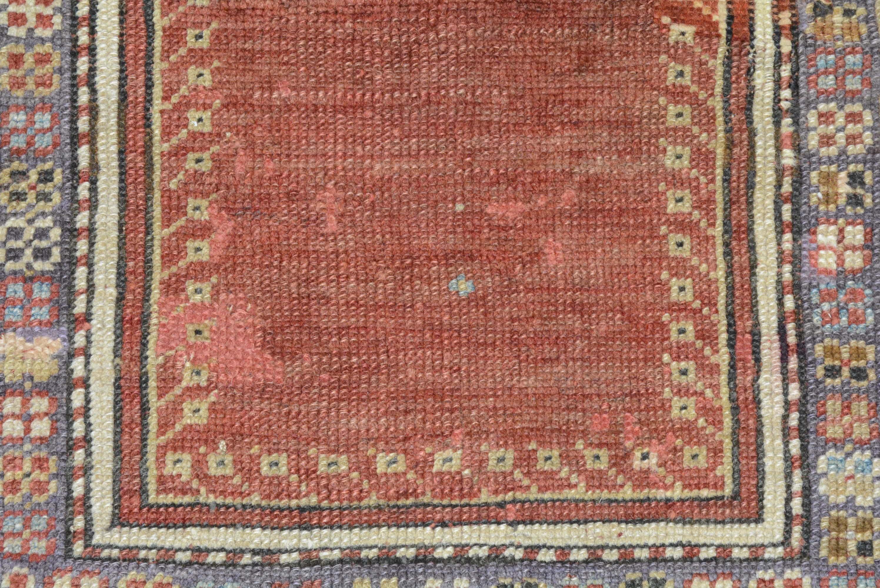 Tappeto da preghiera Melas turco della fine del XIX secolo In condizioni discrete in vendita a Closter, NJ