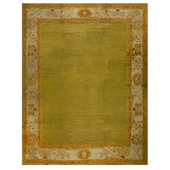 Tappeto Oushak turco della fine del XIX secolo ( 9' 2'' x 12' 280 x 366 )