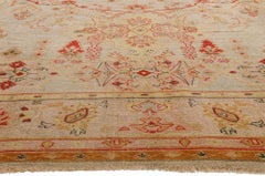 The Gilded Pastel Reverie: Late 19th Century Turkish Oushak Masterpiece of Grace