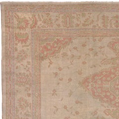Late 19th Century Turkish Oushak Rug