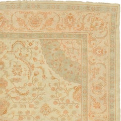 Late 19th Century Turkish Oushak Rug