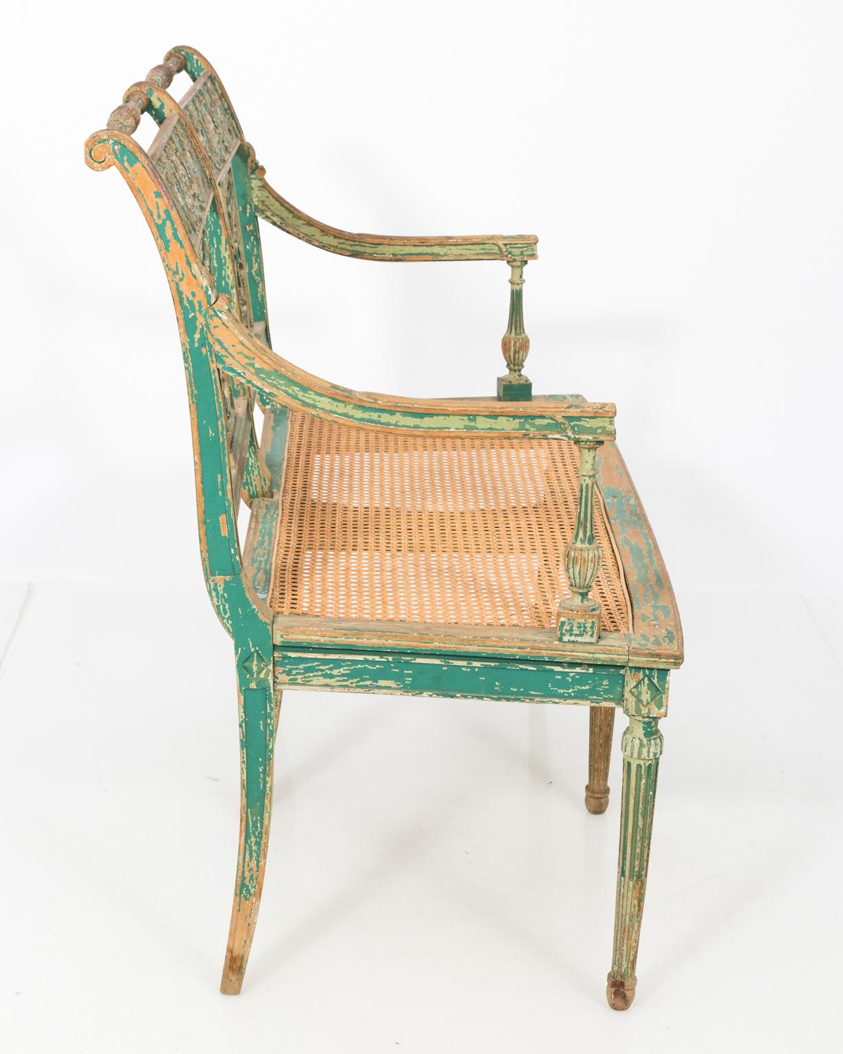 Late 19th Century Two-Seated French Bench 4