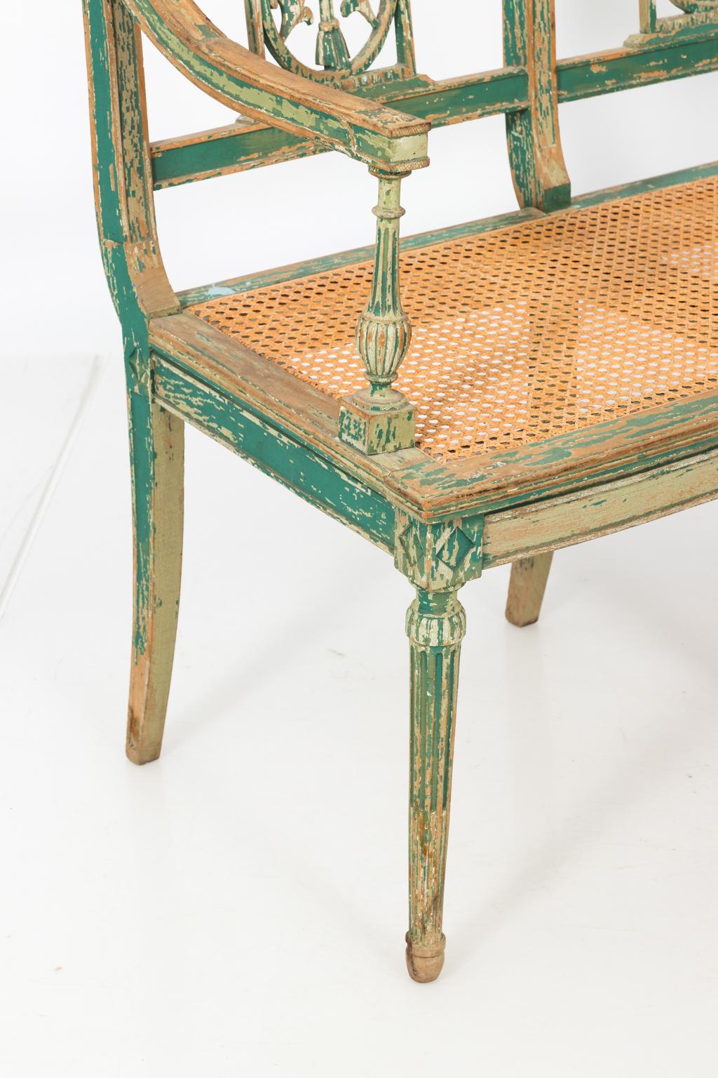Late 19th Century Two-Seated French Bench 3