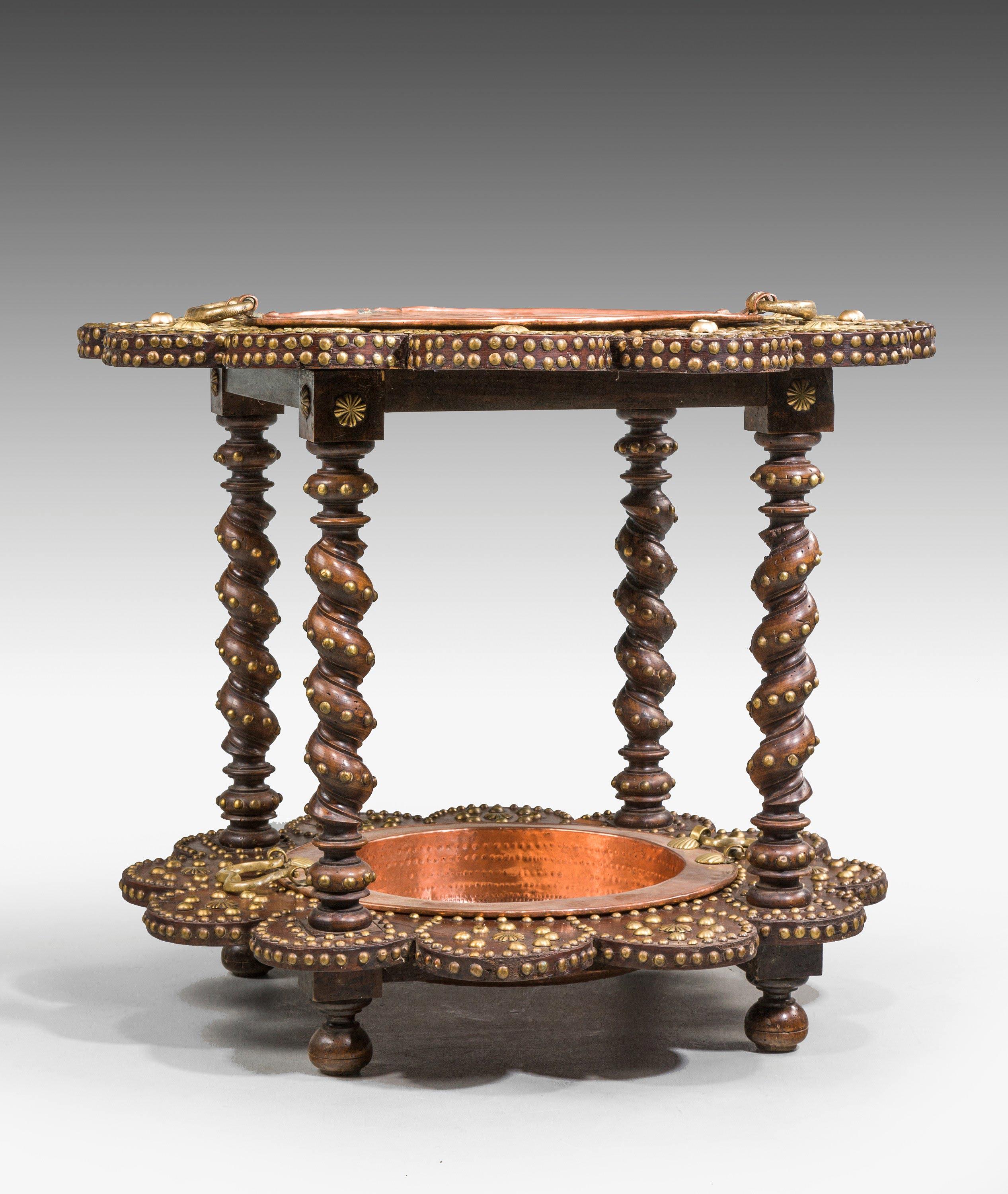 African Late 19th Century Two-Tier Cooking Étagère  	