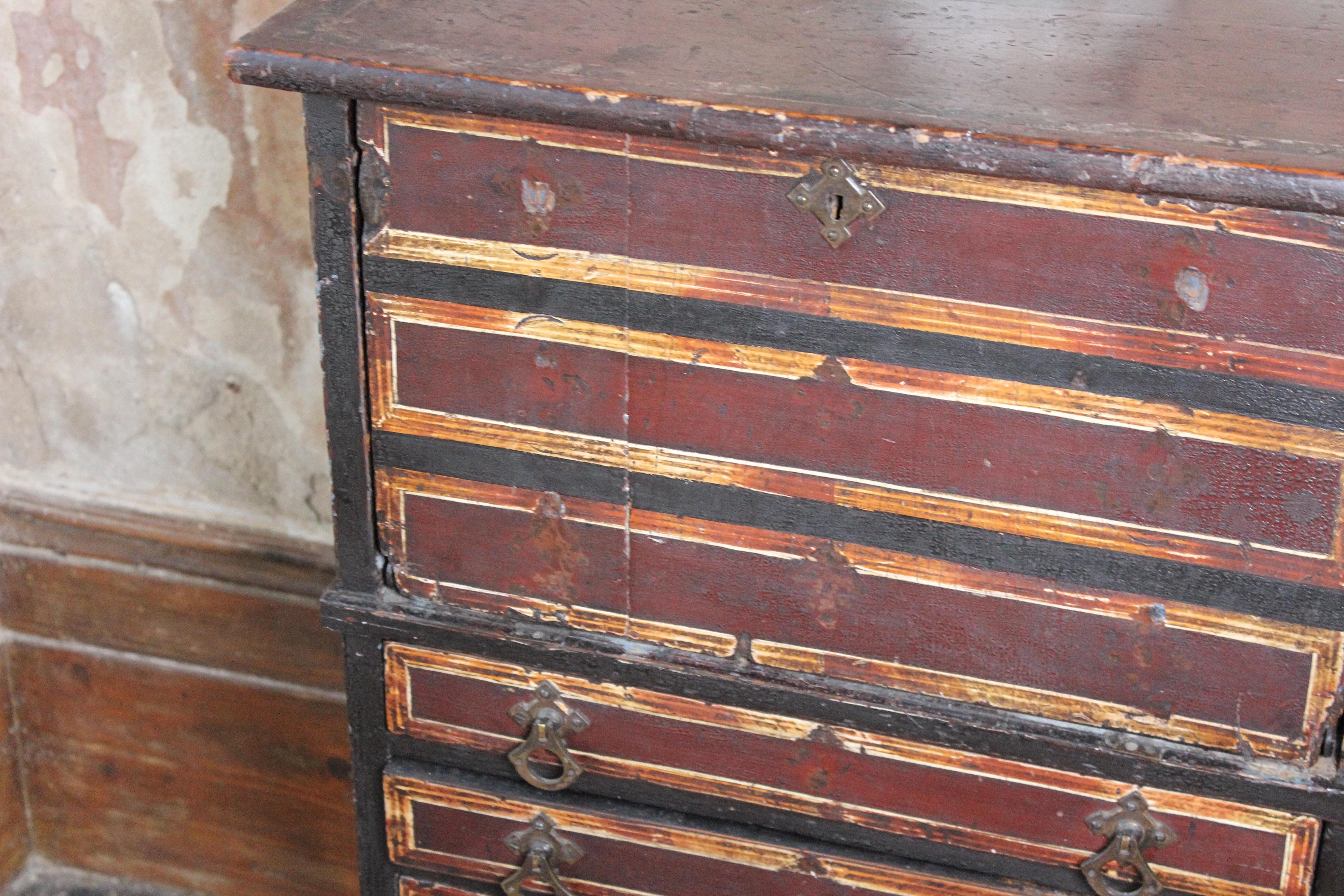Late 19th Century Unusual Aesthetic Movement Painted Clerks Desk  For Sale 13