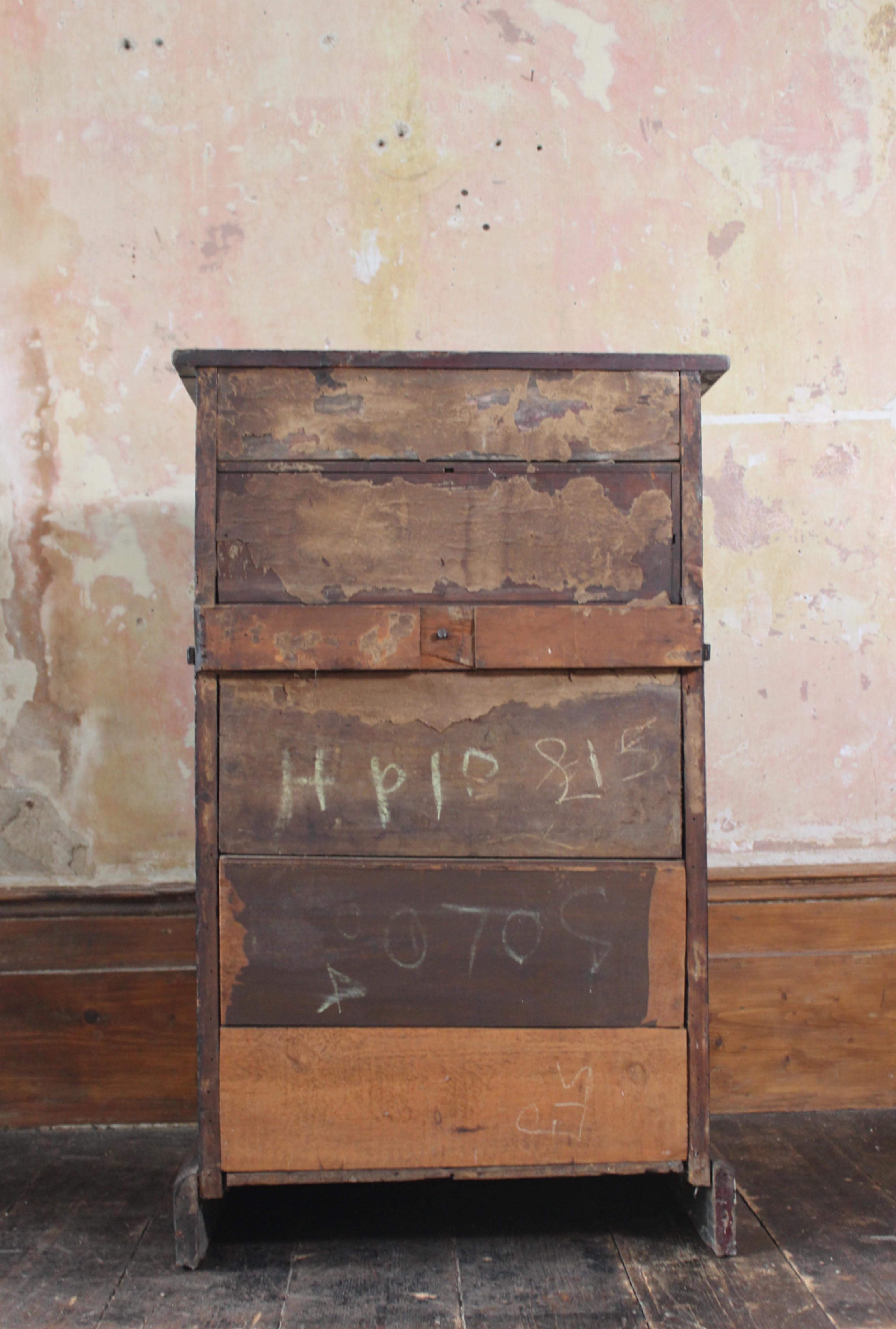 Late 19th Century Unusual Aesthetic Movement Painted Clerks Desk  For Sale 15