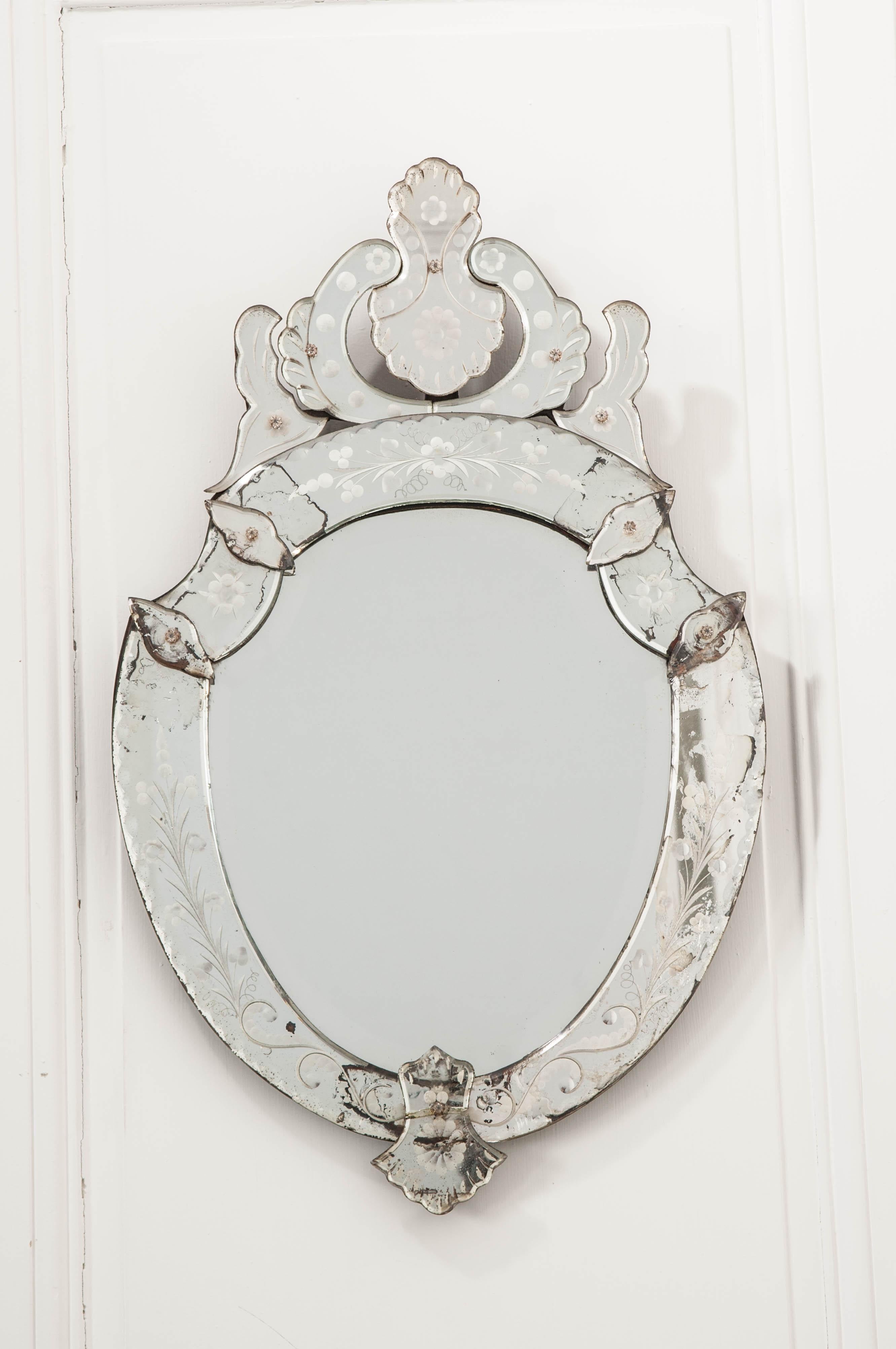 Italian Late 19th Century Venetian Wall Mirror
