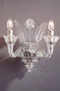 20th Century Venitian Murano Glass Sconces