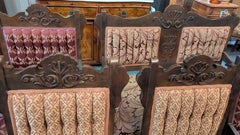 Victorian 5-Piece Parlor Set, Walnut, Late 19th Century, USA