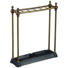 Late 19th Century Victorian Brass Stick Stand