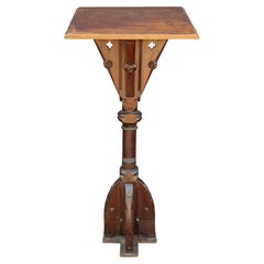 Late 19th Century Victorian Carved Walnut Lectern Music Stand