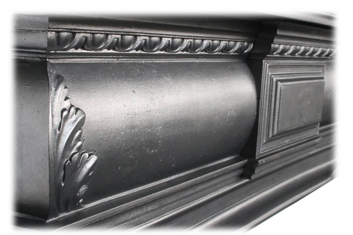 Late 19th Century Victorian Cast Iron Fireplace Surround In Good Condition In Manchester, GB