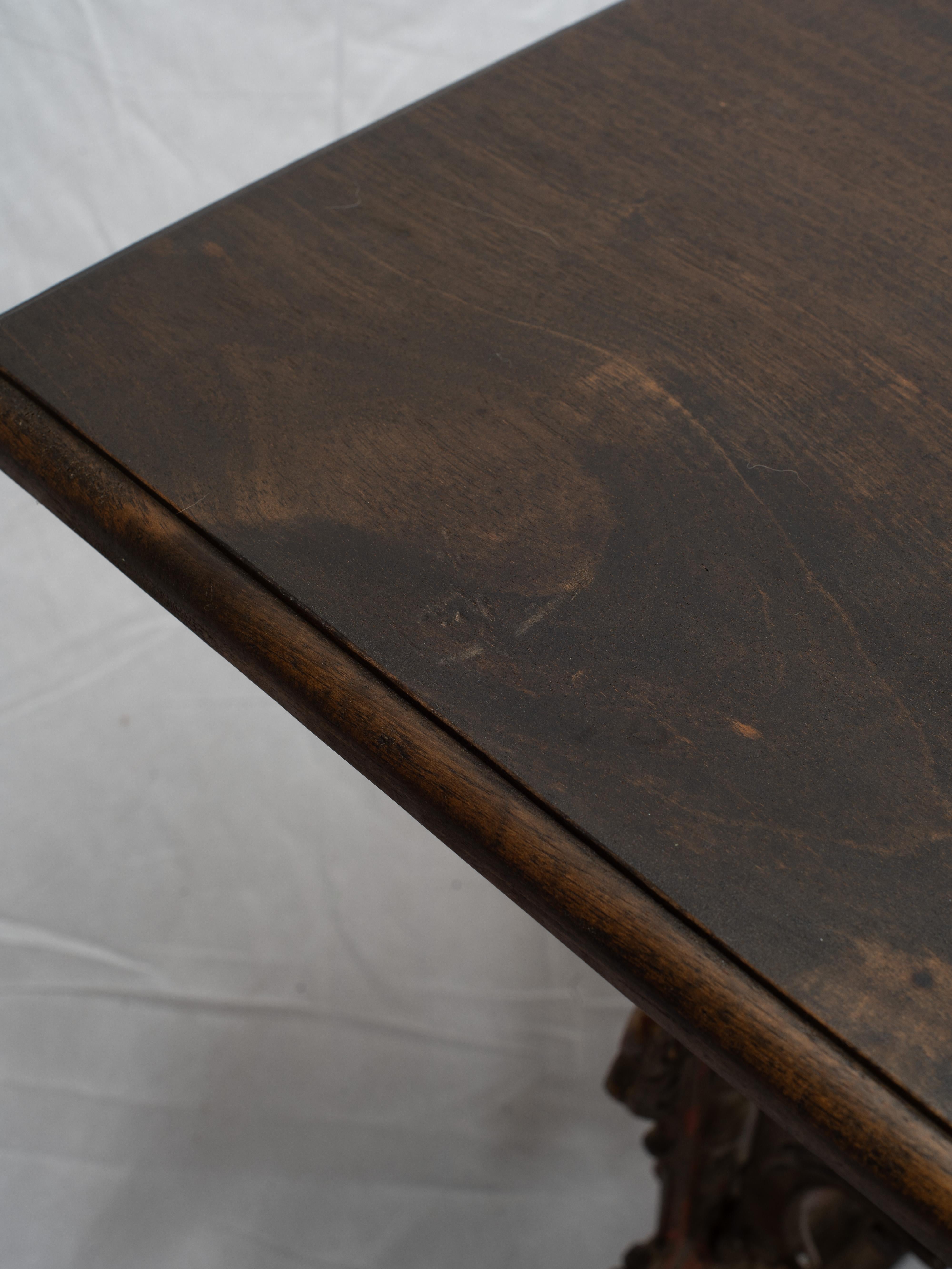 Late 19th Century Victorian English Tavern Table Sofa Table For Sale 6
