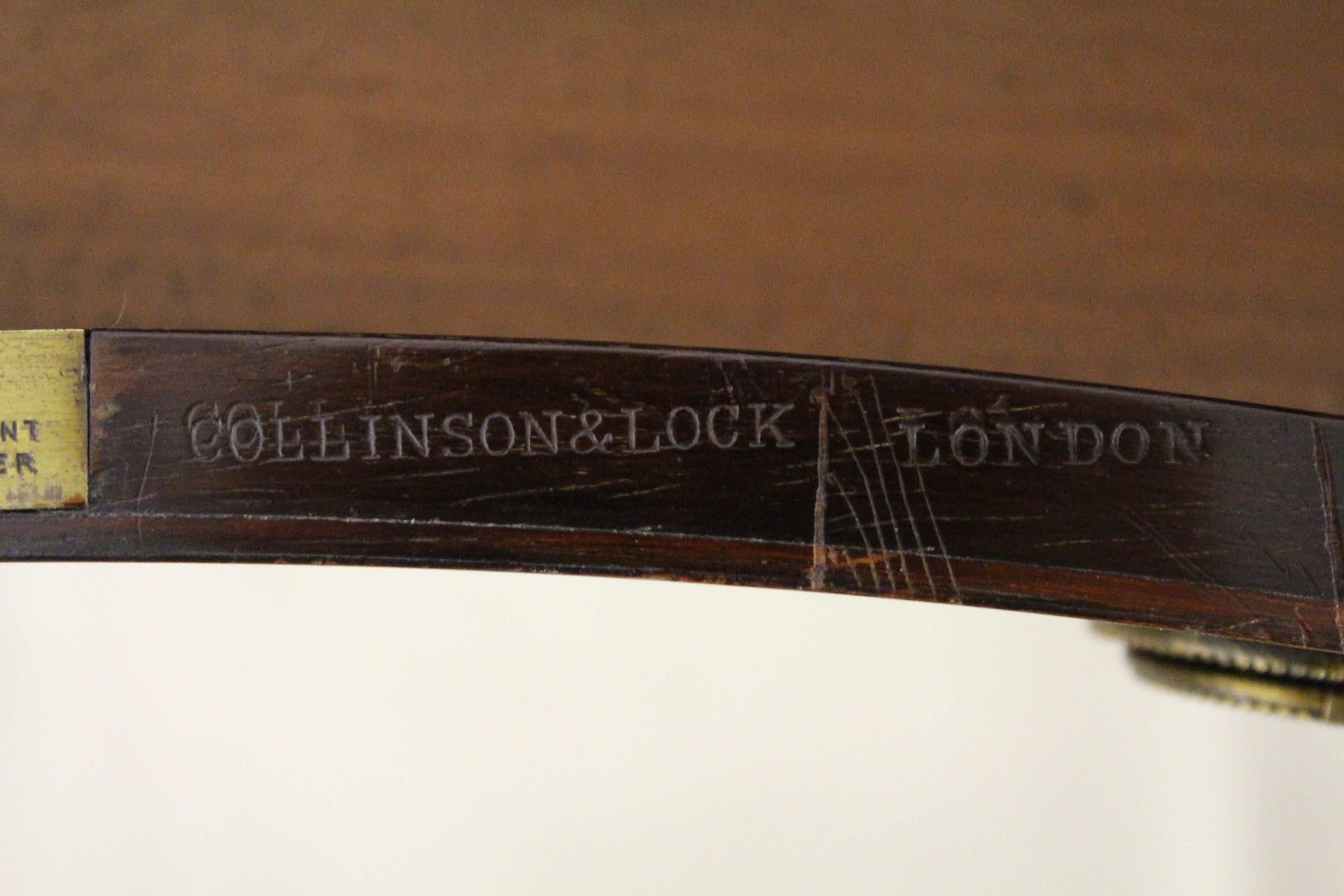 Late 19th Century Victorian Inlaid Rosewood Writing Desk by Collinson and Lock For Sale 2
