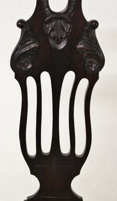 Late 19th Century Victorian Mahogany Revolving Music Chair