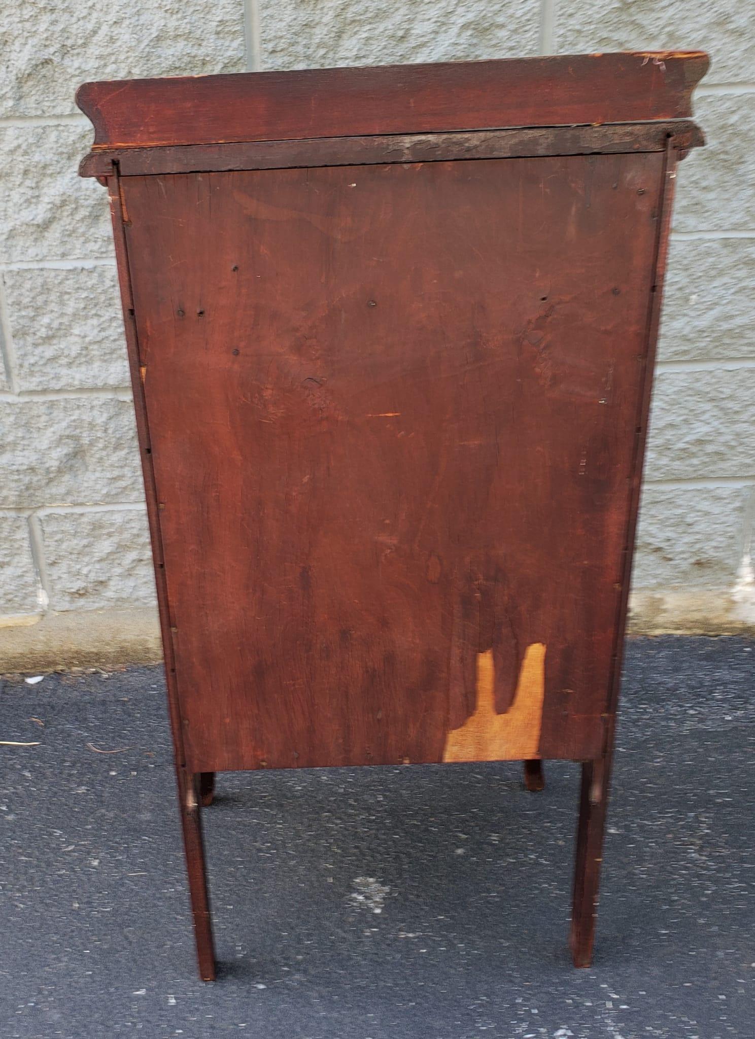 Late 19th Century Victorian Mahogany Sheet Music Cabinet For Sale 2
